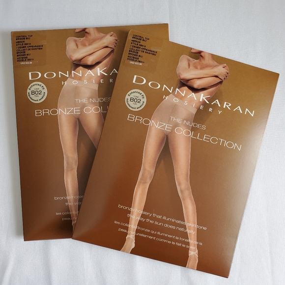 Donna Karan Accessories - Set of 2 Donna Karan Hosiery The Nudes Bronze Collection Control Top B02 Medium